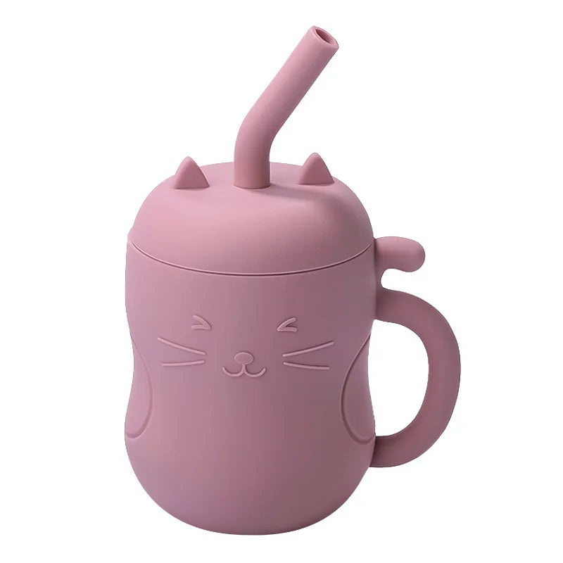 Marvel*j SnackSafe Kitty Learning Cup Pastel Pink